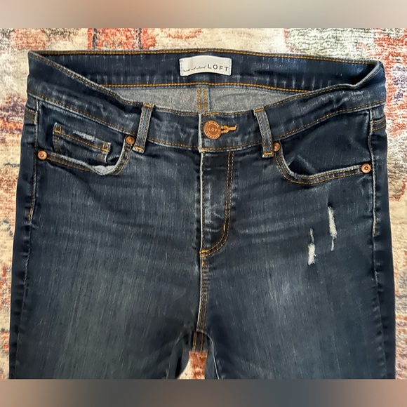 Loft Modern Skinny frayed Jeans - Picture 3 of 4